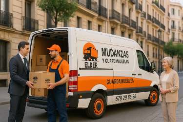 Mudanzas compartidas en Madrid