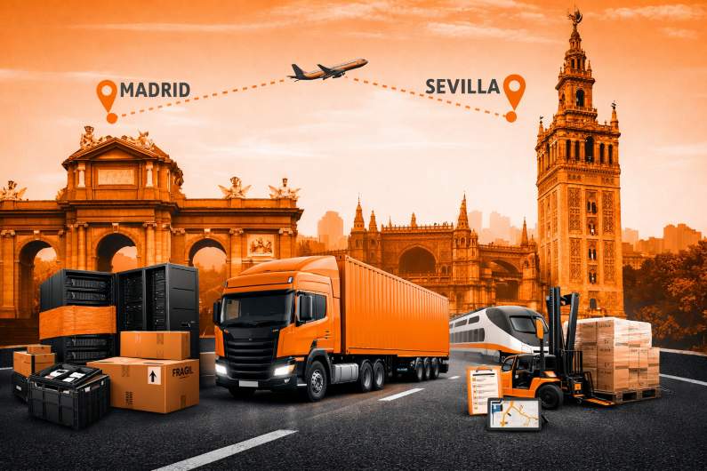 Mudanzas Madrid a Sevilla
